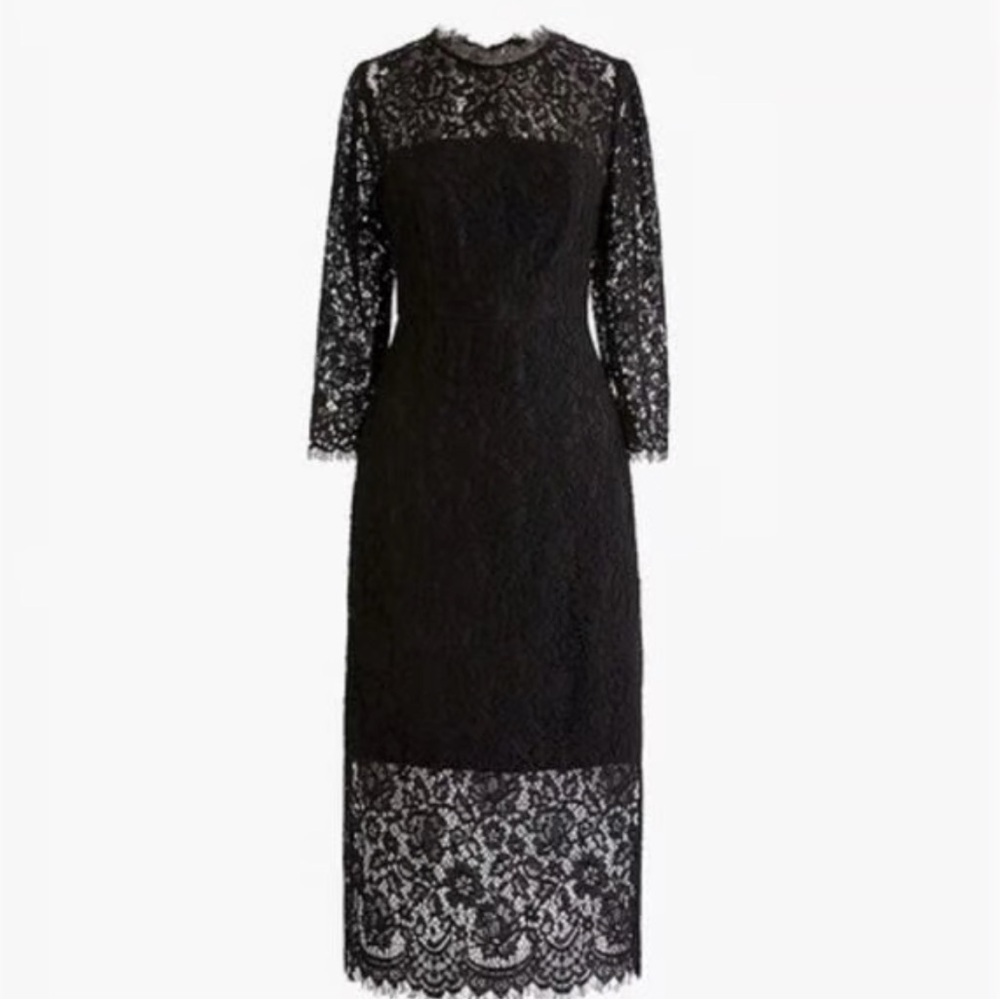 🖤Jcrew Black Lace Dress